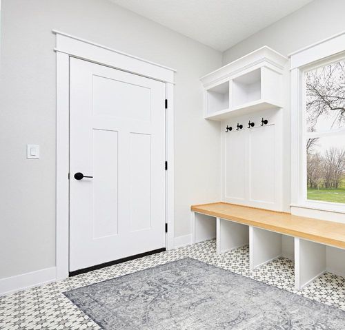 Yancorp 5'x7' Boho Area Rug for Bedroom Washable Rug Vintage Carpet Living Room Non Slip Hallway Runner Rug Indoor Floor Mats Colorful Entryway Rugs,White Grey Rug in White Modern Entryway