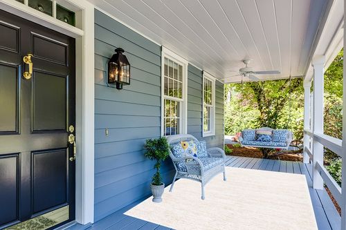 Safavieh Berber Shag Collection Area Rug - 5'5" x 7'7", Ivory & Beige, 1.2-inch Thick Ideal for High Traffic Areas in Living Room, Bedroom (BER563A) in Light Blue Patio