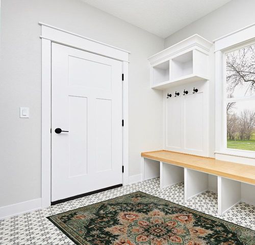 Morebes Ultra-Thin Boho Large Living Room Carpet, Green 5x7 Rug for Bedroom Washable Area Rug Non Slip Dining Mat, Office Rug Distressed Floral Floor Carpet for Guestroom Decor in White Modern Entryway