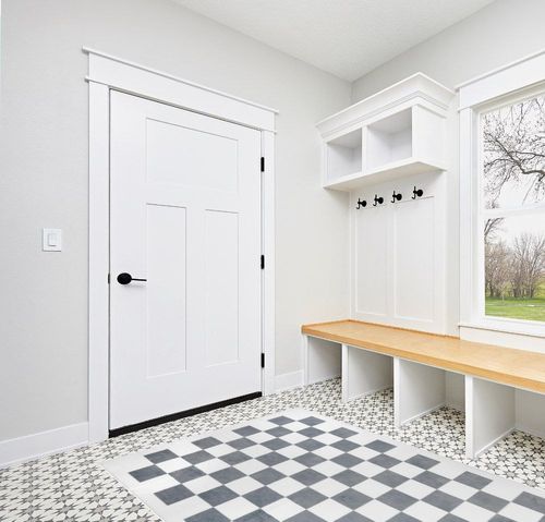 Wonnitar Modern Checkered 5x7 Grey Rug for Living Room,Washable Soft Geometric Bedroom Large Area Rug,Non-Shedding Low Pile Stain Resistant Checkerboard Carpet for Apartment Guest Room Entry in White Modern Entryway