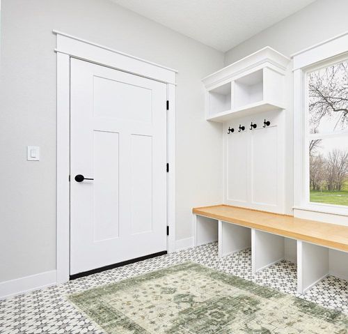Valenrug Washable Rug 5x7 - Ultra Thin Green Collection Area Rug, Stain Resistant Non-Skid Rugs for Living Room, Antique Bedroom Rugs(5'x7', TPR35-Green) in White Modern Entryway