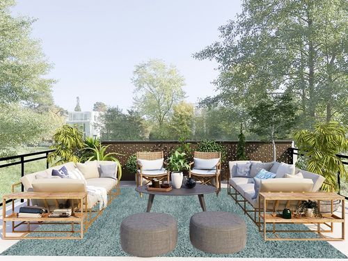 ‎Ivory ‎Rug  ‎Di, Conference Room, Home Office ‎Area Rug in Scandinavian Modern Patio