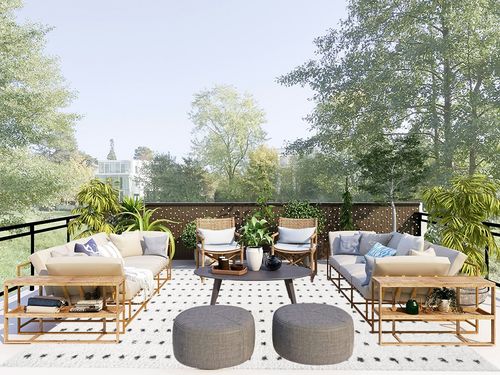 JONATHAN Y MOH400A-8 Pele Modern Geometric Shag Indoor Area-Rug Bohemian Polka Dot Easy-Cleaning Bedroom Kitchen Living Room Non Shedding, 8 X 10, White/Black in Scandinavian Modern Patio