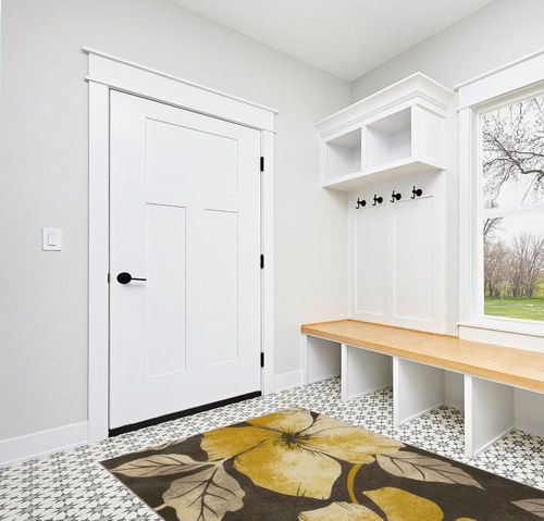 CAMILSON Solana Modern Floral 5x7 Area Rugs Non-Skid (Non-Slip) Rubber Backing Yellow - Brown Flowers Indoor Rug (5 x 7, Yellow Brown) in White Modern Entryway