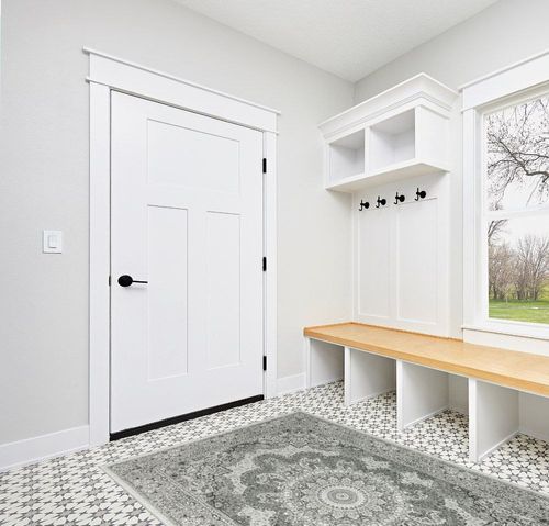 5x7 Area Rugs for Living Room: Machine Washable Rug with Non-Slip Backing Non-Shedding Stain Resistant, Boho Carpet for Bedroom Dining Room Nursery Home Office Indoor Decor (Gray) in White Modern Entryway