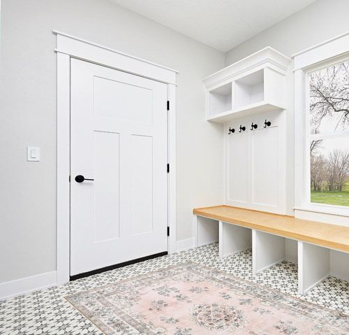 Lahome Boho Machine Washable 5x7 Area Rug,Soft Large Pink Boho Living Room Rug for Bedroom Girls Nursery Mat,Ultra-Thin Non-Slip Playroom Dining Carpet for Home Door Office Kid Room, Peach in White Modern Entryway