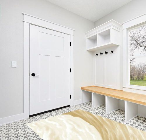 Eroyat Modern Indoor Slim Area Rug,5x7 Feet Large Living Room Bedroom Rug,Light Luxury Entryway Kitchen Rug,Non-Slip Non-Shedding Low Pile Easy Clean Home Decor,Brown-White in White Modern Entryway