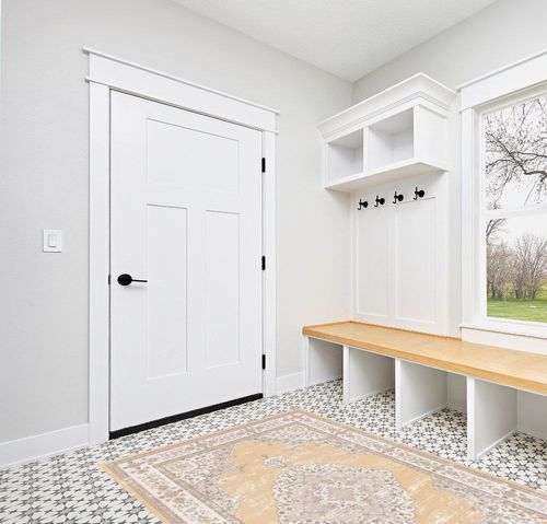 IKALIFE Ultra-Thin Washable Vintage Area Rug 5'x 7' for Living Room, Low-Pile Area Rugs Non-Shed Non Slip, Unique Chenille Printed Home Decor, Perfect for Bedroom Dining Room Kitchen, Yellow in White Modern Entryway