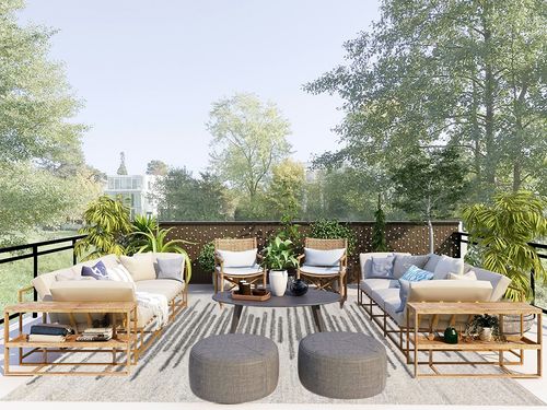 Eyely HOM205A-8 Moroccan Hype Aya Berber Stripe Geometric Indoor Area Rug Modern;Transitional;Bohemian;Rustic, Bedroom, Kitchen, Living Room, Easy-Cleaning, Non-Shedding, 8 X 10, Cream/Gray in Scandinavian Modern Patio