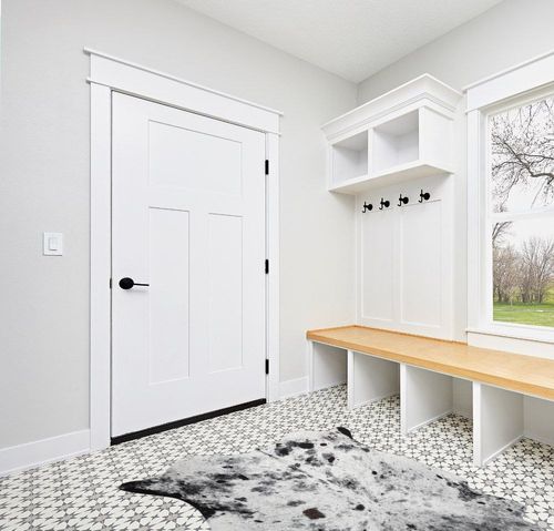 NEOCOZY Exquisite Cowhide Rug, 5.2 x 6.2 ft Faux Cowhide Rug for Living Room Bedroom, Cow Print Rug for Wall,Cow Rugs for Camping picnics, Non-Slip, Cute cowhine Animal Print Floor Rug, Grey White in White Modern Entryway