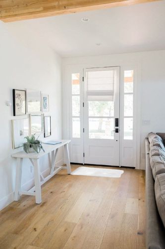 Sheepskin Fur Bathroom Rug 2x3 Feet in White Scandinavian Entryway