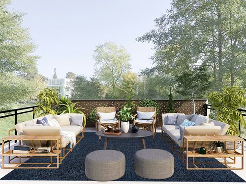 JONATHAN Y SEU100C-8 Haze Solid Low-Pile Indoor Area-Rug Casual Contemporary Solid Traditional Easy-Cleaning Bedroom Kitchen Living Room Non Shedding, 8 ft x 10 ft, Navy in Scandinavian Modern Patio