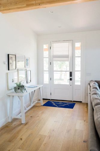 Area Rugs Non-Slip Washable Rug Merry Christmas Tree Happy New Year Blue Indoor Rug Rubber Backing Floor Mats Home Decor Carpet for Living Room Dining Room Non Shedding 2x3 Ft in White Scandinavian Entryway