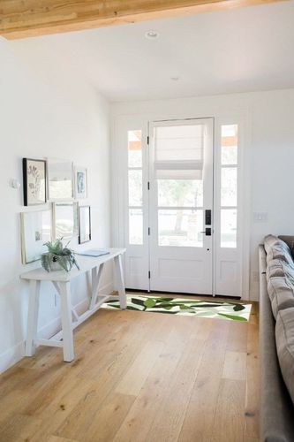 UNIBATH Leaves Bathroom Runner Rug 24x60 Non Slip Long Bathroom Rugs Green Extra Large Bath Runner Rugs for Bathroom Microfiber Absorbent Washable Area Rugs in White Scandinavian Entryway