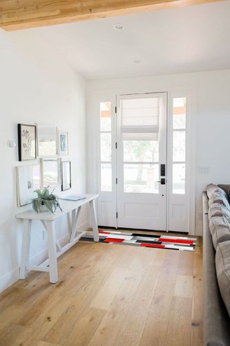 Hallway Runner Rug,Abstract 3D Geometric Pattern Square Red Black Gray Non Slip Water Absorbent Rug Indoor Entrance Floor Mat Runner for Home Garage Kitchen Laundry 18x59in in White Scandinavian Entryway