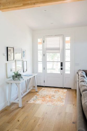 Agdal Abstract Ivory/Orange Area Rug Zipcode Design Rug Size: Rectangle 3' x 5' in White Scandinavian Entryway
