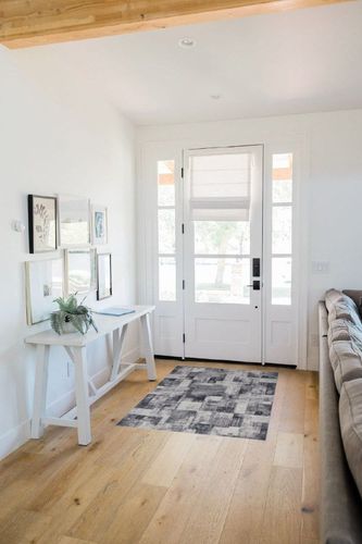 Area Rug Living Room Rugs: 3x5 Indoor Soft Low Shaggy Fluffy Pile Carpet Abstract Decor Large Washable for Bedroom Dining Room Under Kitchen Table Home Office - Gray/Ivory in White Scandinavian Entryway