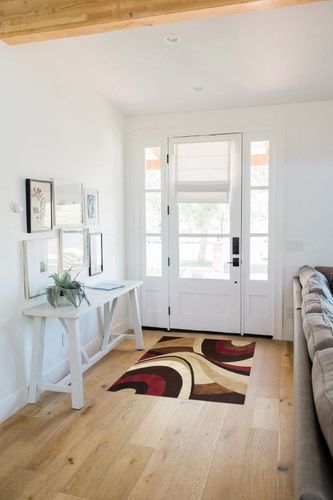 Home Dynamix Tribeca Slade Modern Area Rug, Abstract Brown/Red 39"x55" in White Scandinavian Entryway
