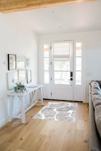 ODIKA Soft 3x5 Area Rug, Anti Slip, Washable, Pet Friendly, Faux Cashmere Modern Carpet for Living Room Bedroom (Gray, 3x5 ft) in White Scandinavian Entryway