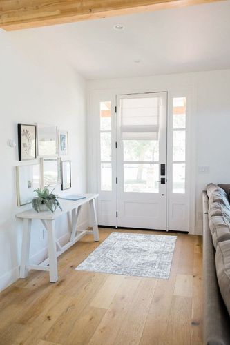 BRICHOEE Vintage Area Rug 3x5 Feet Silver Gray Thin Entryway Mat for Kitchen Indoor Machine Washable Foldable Doormat Distressed Persian Boho Rug in White Scandinavian Entryway