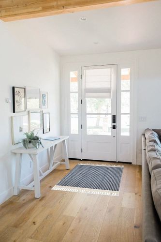 Lahome Boho Bedroom Rug, 3x5 Kitchen Rug Lightweight Rugs for Entryway Living Room Woven Washable Area Rug with Tassels, Farmhouse Navy Blue Throw Rug Non-Shedding Floor Carpet for in White Scandinavian Entryway