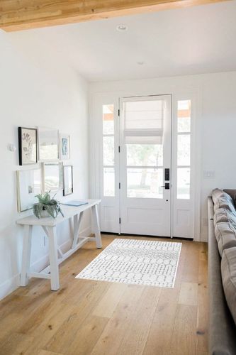 Lahome Moroccan Washable Living Room Rug - 3x5 Area Rugs for Bedroom Throw Non-Slip Low-Pile Entryway Rug Bathroom Rugs Soft White Distressed Indoor Capet for Office Kitchen Laundry Room Dining Room in White Scandinavian Entryway