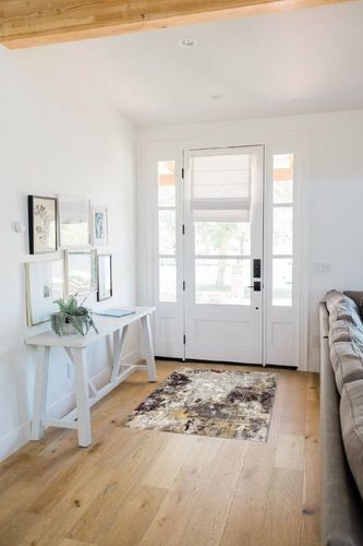 COLORPAPA Modern Abstract Area Rug 3x5 Washable Rug for Entryway Hallway Living Room Kitchen Bathroom Office Non-Slip Soft Floor Carpet, Purple/Beige/Yellow in White Scandinavian Entryway