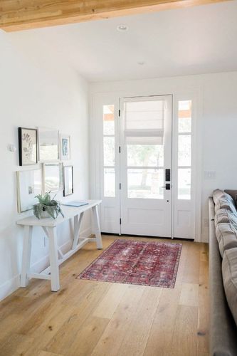 Safavieh Tucson Collection Accent Rug - 3' x 5', Red & Beige, Persian Design, Non-Shedding Machine Washable & Slip Resistant Ideal for High Traffic Areas in Entryway, Living Room, Bedroom (TSN174Q) in White Scandinavian Entryway