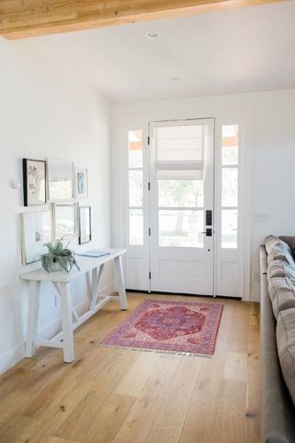 BESPOKY Sittard Pink Medallion Cotton 2'7'' x 5' Digital Print Area Rug Washable Non Slip Soft Living Room Office Kitchen Entrance Hallway Guest Room Carpet in White Scandinavian Entryway