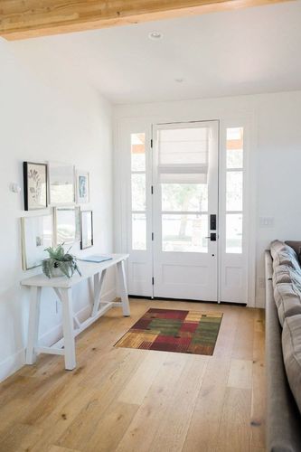 Mohawk Home New Wave Alliance Geometric Accent Area Rug in White Scandinavian Entryway