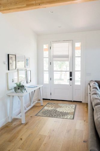 Nourison Aloha Indoor/Outdoor Natural 2'8" x 4' Area-Rug, Tropical, Botanical, Easy-Cleaning, Non Shedding, Bed Room, Living Room, Dining Room, Deck, Backyard, Patio (3x4) in White Scandinavian Entryway