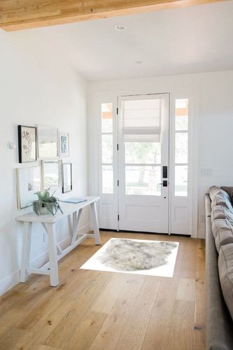 Sunshine Cowhides Genuine Icelandic Sheepskin Soft Rug Chair Cover - Luxurious Cow Rug for Bedroom, Living Room, and Home Decor Enthusiasts - Masterpiece of Style & Functionality - XL in White Scandinavian Entryway