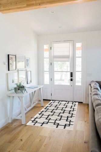 United Weavers Celestial Dadrail Contemporary Geometric Runner Rug, White, 2'7 ... in White Scandinavian Entryway