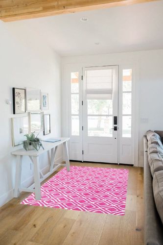 Soft Area Rugs for Bedroom Living Room in White Scandinavian Entryway