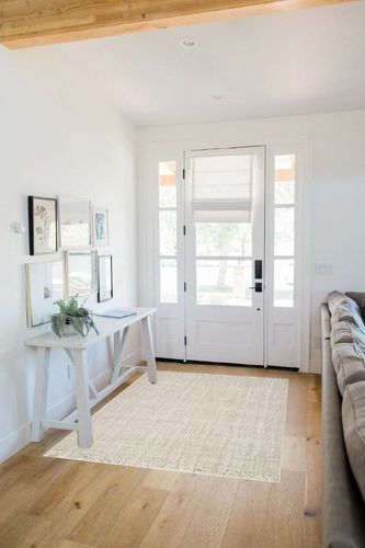 nuLOOM Daniela Farmhouse Chunky Jute Area Rug, 4' x 6', Off-white in White Scandinavian Entryway