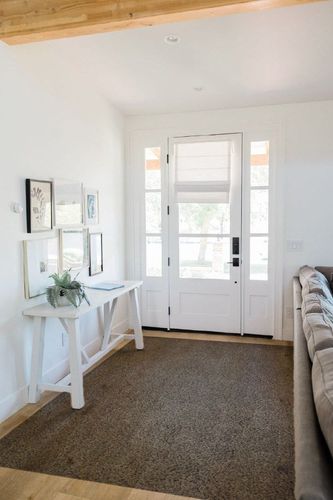 tchdio Grey Shag Rug - High Pile Area Rug for Bedroom & Sound Absorption - Soft & Thick Grey Area Rug 5x8 Feet - Solid Shag Carpet & Gray Rug 5x8 in White Scandinavian Entryway