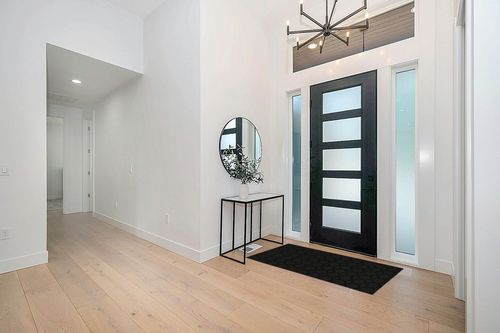 Black Casual Stain Resistant, Non Slip Bedroom, Living Room, Home Office, Dining Room Area Rug in Modern White Entryway