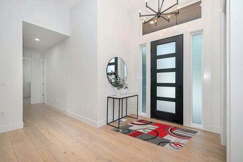 Well Woven Echo Shapes & Circles Red/Grey Modern Geometric Comfy Casual Hand Carved Area Rug 4x5 4x6 (3'11" x 5'3") Easy Clean Stain Fade Resistant Abstract Contemporary Thick Soft Plush Living Room in Modern White Entryway