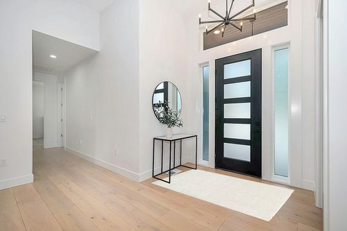 Hinerman Handmade Tufted White/Slate Area Rug Laurel Foundry Modern Farmhouse Rug ... in Modern White Entryway