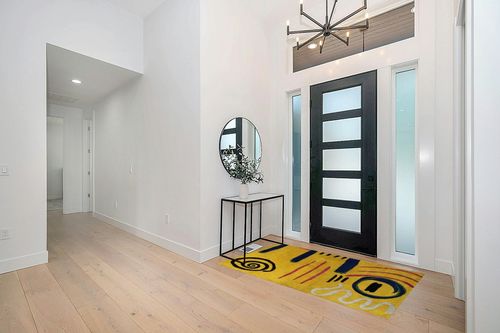 Hand-Made Hand-Tufted Yellow Modern Area Rug for Living Room Kids Room - 4' x 6' in Modern White Entryway