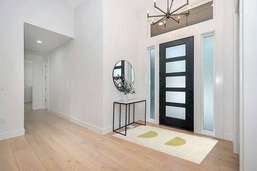Ashaunti Minimalist Geometric Machine-Washable Cream/Yellow 3 ft. x 5 ft. Area ... in Modern White Entryway