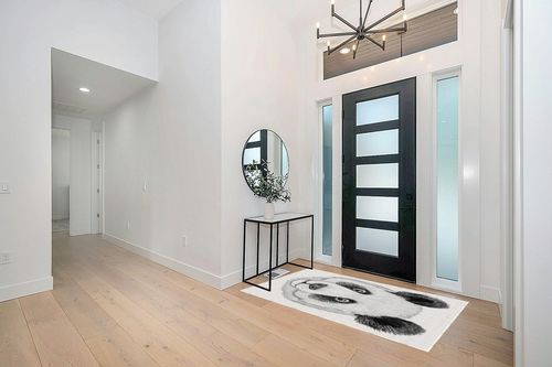 Ambesonne Animal Area Rug, Panda Fluffy Fat Hand Drawn Illustration Artwork, Flat Woven Accent Rug for Living Room Bedroom Dining Room, 4' X 5' 7", Black White and Lime Green in Modern White Entryway