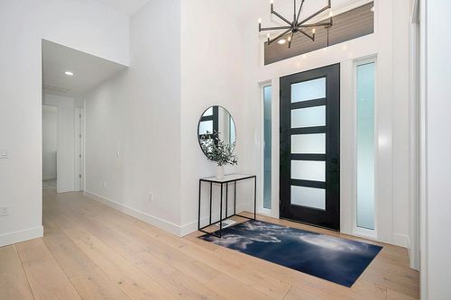 Ambesonne Night Sky Area Rug, Celestial Photo Big Full Moon and Fluffy Clouds Majestic Dramatic Idyllic, Flat Woven Accent Rug for Living Room Bedroom Dining Room, 4' X 5' 7", Dark Blue White in Modern White Entryway