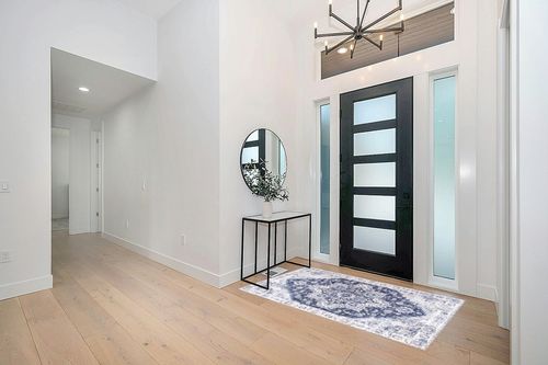 Auemtyn Area Rug,4x6 Washable Rug for Living Room, Rug with Anti-Slip Backing, Vintage Rug for Bedroom,Ultra-Thin Boho Farmhouse Rug for Home Decor(4'x6',Blue) in Modern White Entryway