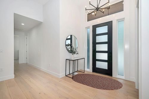 Ambient Rugs Indoor - Outdoor Carpet Custom Size Area Rugs - Rust 4' x 6' Oval in Modern White Entryway