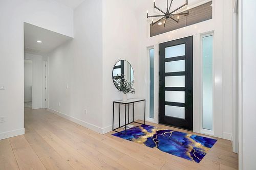 Modern Abstract Marble Swirl Royal Blue Gold Washable Area Rug for Livingroom Bedroom Aesthetic Carpet Under Dining Table Indoor Hallway Kitchen Office Rug 4x6 in Modern White Entryway