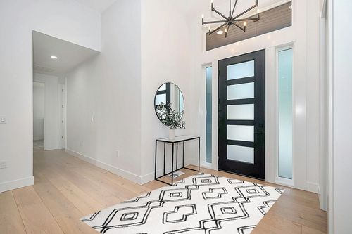 JONATHAN Y MOH401A-5 Deia Moroccan Style Diamond Shag Indoor Area-Rug Bohemian Geometric Easy-Cleaning Bedroom Kitchen Living Room Non Shedding, 5 X 8, White/Black in Modern White Entryway