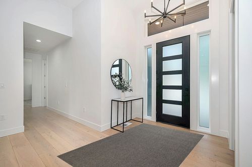 Furnish my Place Solid Color Rug - Gray, 5' x 8', Indoor/Outdoor Area Rug, Stain & Fade Resistant, Easy to Clean Carpet, Pets and Kids Friendly Rug, Area for Bedroom, Living Room, Wedding in Modern White Entryway