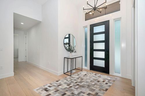 USA RUG Cowhide Grey Patchwork Home Decorative Living Room Area Rug Hand Made Cow Leather Hair (2.6x8' Runner) in Modern White Entryway