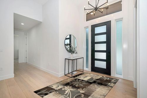 SUPERIOR Indoor Area Rug, Jute Backed, Perfect for Hallway, Entryway, Office, Living/Dining Room, Bedroom, Kitchen, Floor, Modern Floral Patchwork Decor, Pastiche Collection - 5ft x 8ft , Beige in Modern White Entryway